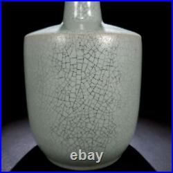 11 China antique Song Dynasty Ru Kiln Purple Mouth paper mallet vase
