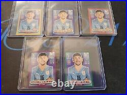 2022 Panini World Cup. Federico Valverde Green, Purple, Red, Blue, Gold Stickers