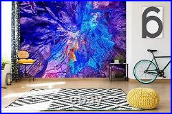 3D Blue Purple Cave G3279 Wallpaper Wall Murals Removable Self-adhesive Erin