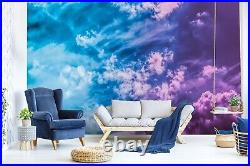 3D Blue Purple Cloud 1378 Wallpaper Mural Paper Wall Print Indoor Murals CA Coco