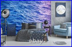 3D Blue Purple Sea ZHUA13329 Wallpaper Wall Murals Removable Self-adhesive Amy