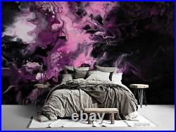 3D Blue Purple Texture Wallpaper Wall Mural Removable Self-adhesive 21