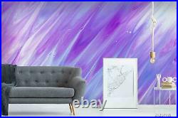 3D Purple Blue Texture Wallpaper Wall Mural Removable Self-adhesive 140