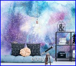 3D Purple Blue ZHU1699 Wallpaper Wall Mural Removable Self-adhesive Zoe
