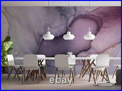 3D Round Blue Ripple Violet Self-adhesive Removeable Wallpaper Wall Mural1 1610