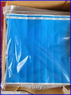 5,000 1 Blue Tyvek Wristbands, Paper Wristbands, Free Ship In USA