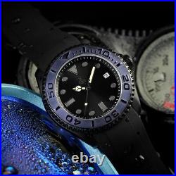 AG Collective The Joker Stealth G 9040 BKYM-BK-M2 Men Blue Custom Watch Mod