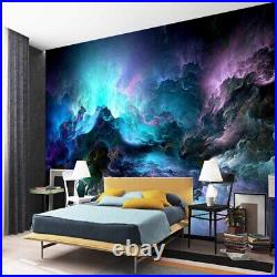 Blue Purple Space Full Wall Mural Photo Wallpaper Printing 3D Decor Kid Home