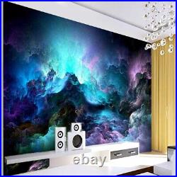 Blue Purple Space Full Wall Mural Photo Wallpaper Printing 3D Decor Kid Home