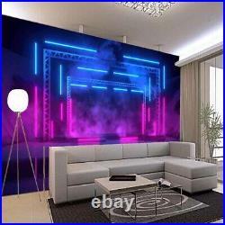 Blue Violet Light Full Wall Mural Photo Wallpaper Printing 3D Decor Kid Home