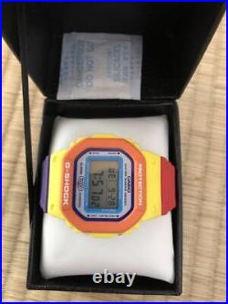 CASIO G-SHOCK DW-5610DN-9JF Watch Psychedelic Multi Colors Tested From Japan