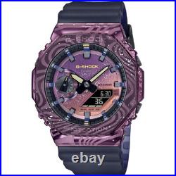 CASIO G-SHOCK GM-2100MWG-1AJR Purple Milky Way Metal Case Men's Watch New in Box