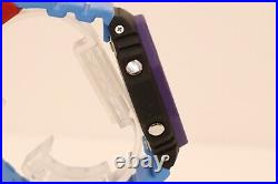 CASIO G-Shock GA-2100THS-1AJR Purple Black Light Blue Octagon Quartz WithBox Used