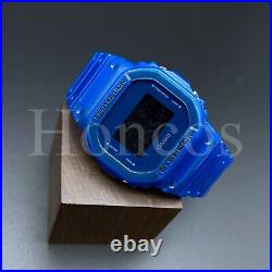 Casio G-SHOCK DW5600SB-2 Transparent Color Series Blue Custom Made Upgraded RG
