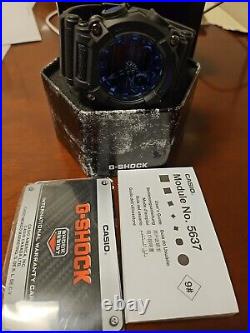 Casio G-SHOCK GA900VB-1A Men's XL Ana-Digi Neo Virtual World Black Resin Watch