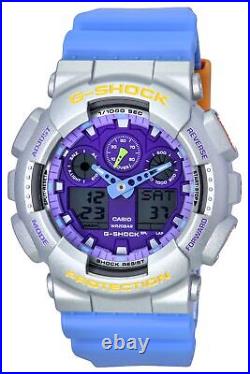 Casio G-Shock Euphoria Analog Digital Purple Dial Quartz GA-100EU-8A2 Mens Watch