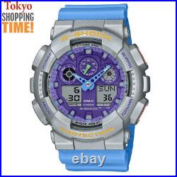 Casio G-Shock GA-100EU-8A2JF Euphoria Chronograph Analog Digital Men Watch NEW