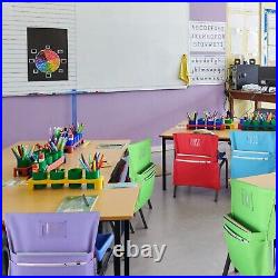 Classroom Chair Pockets with 2 Heavy Duty Student Chair Storage Pocket 6 Brig
