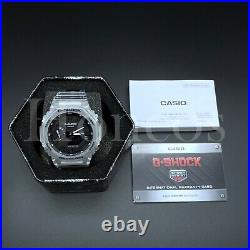 Custom Made G-Shock Watch GA2100SKE-7A Casio YL/PP/BL Dial Rainbow Scale Ring