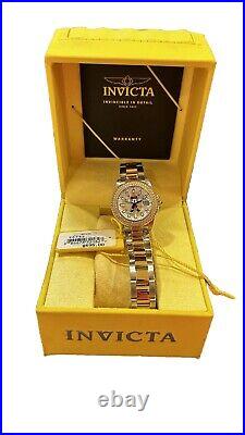 INVICTA Disney Limited Edition Crystal Mother of Peal Dial Ladies Watch 26742