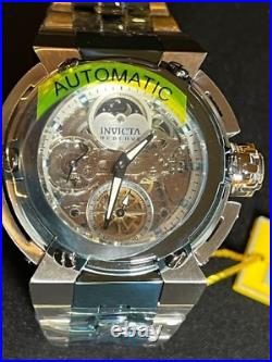 Invicta Reserve X-Wing 39596 AUTO Day/Night Moon Phase Skeleton 46 Mm DIVE CASE