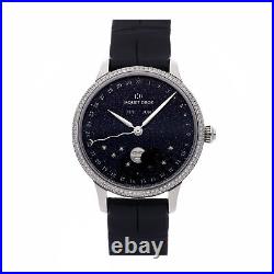 Jaquet Droz Astrale Eclipse Automatic Steel 39mm Diamond Watch J012610271