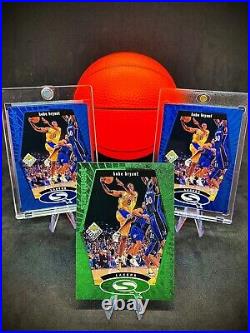 Kobe Bryant Lot 3. Upper Deck. Blue Green Foil. Laker Purple Gold. Pop. Rare Card. Qty