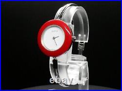 MINT IN BOX GUCCI 11/12.2 L Change Bezel 12 Colors Silver Quartz Ladies Watch