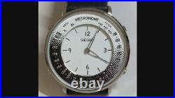 SEIKO Metronome Watch Casual Line Black Pink Purple Blue SMW001B 002B 003B 004B
