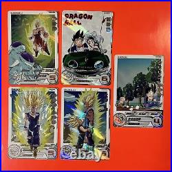 Son Goku Vegeta Super Dragon Ball Heroes UGM5 DA Parallel Card Complete set of 5