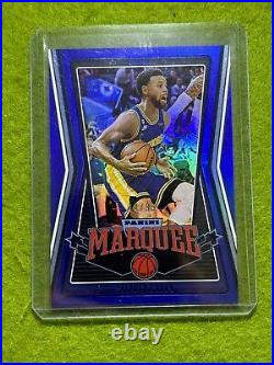 Stephen Curry BLUE PRIZM # /99 MARQUEE CARD JERSEY #30 WARRIORS 2022 Chronicles