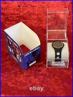 Swatch Watch James Bond Collection A View to A Kill' Skin Beat Vintage SIB101