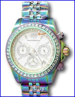 TechnoMarine Manta Glitz Women's 40mm Rainbow MOP Crystals Watch TM-221027