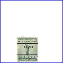 Vintage Postage Stamp Industry and Agriculture Chicago, Illinois